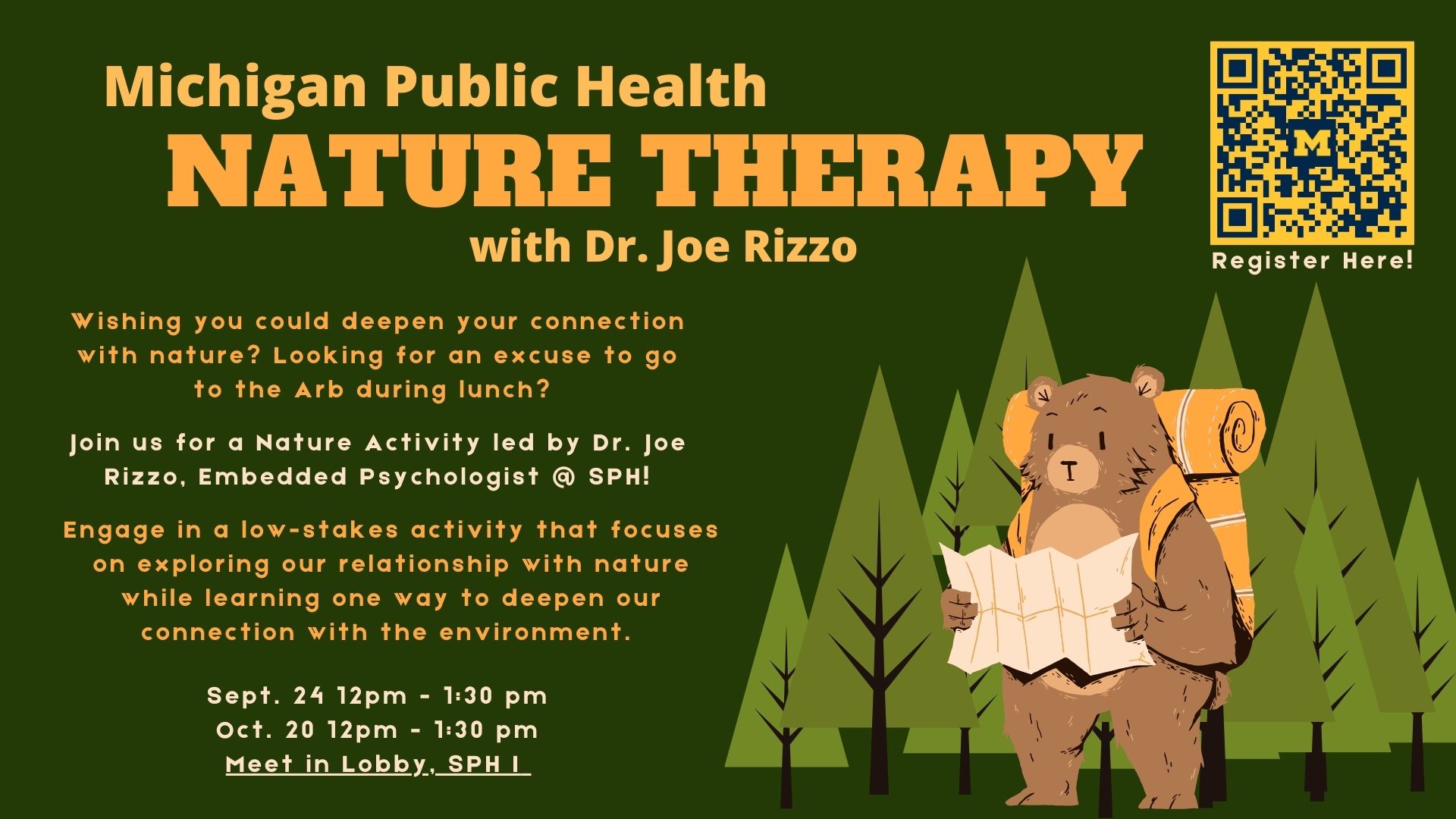 Event Flyer for Nature Therapy